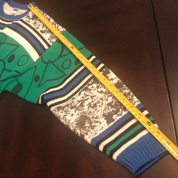 Vintage Rare Mix Print Sweater - Picture 8 of 8